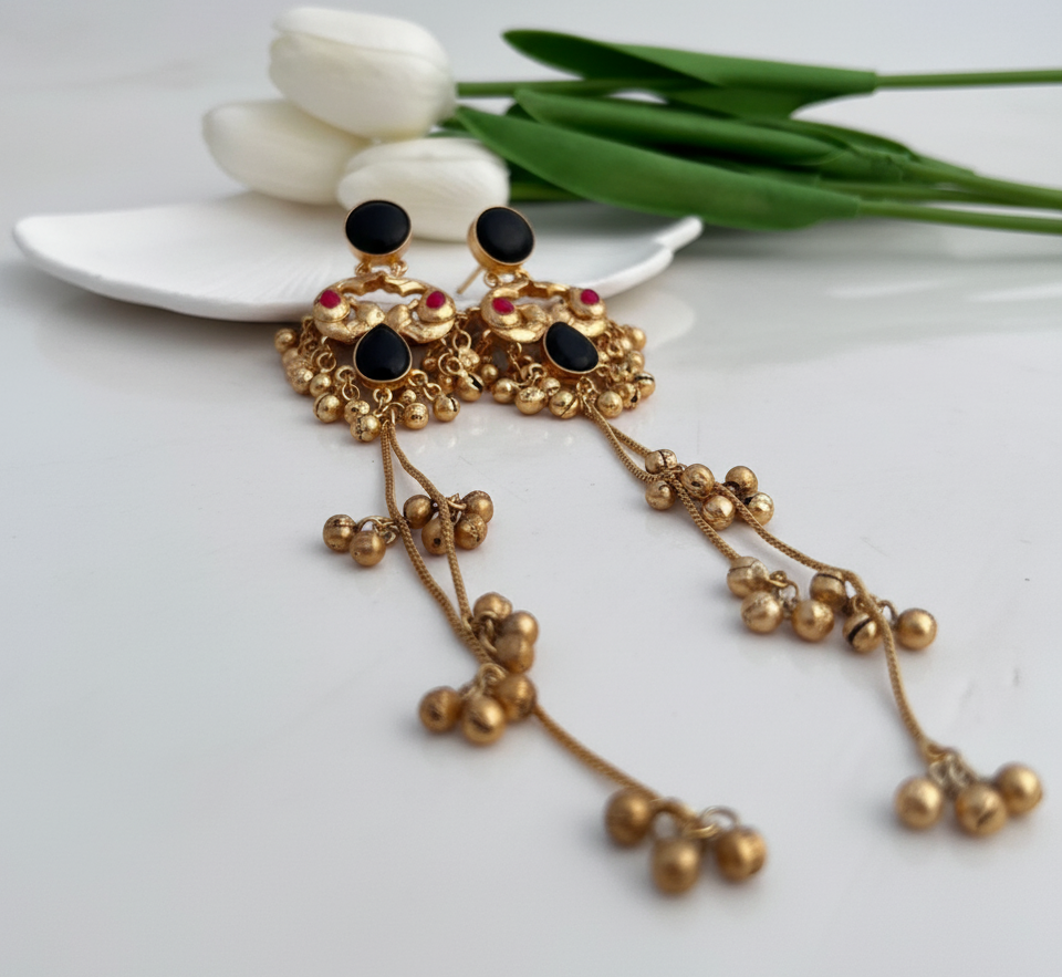 Kashmiri Royal Peacock Earrings