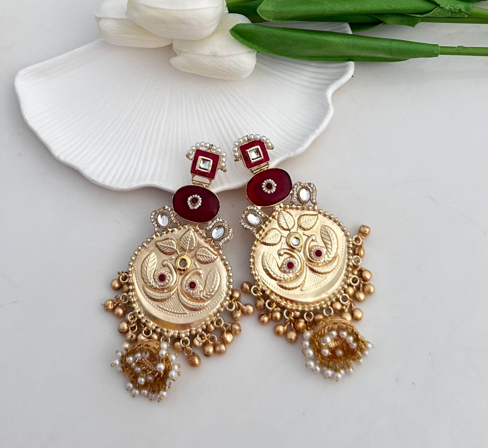 Monalisa Statement Earrings