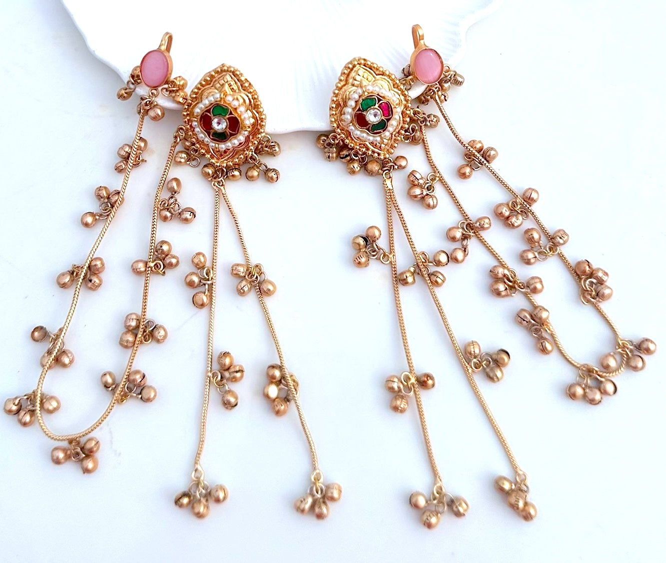 Kinara Kashmiri Kaan chain Earrings