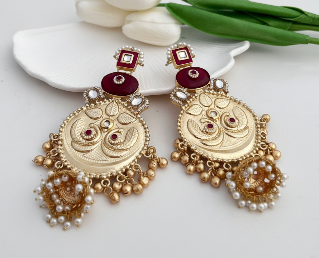 Monalisa Statement Earrings