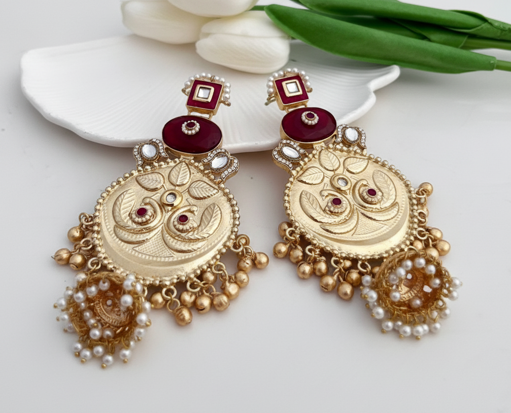 Monalisa Statement Earrings
