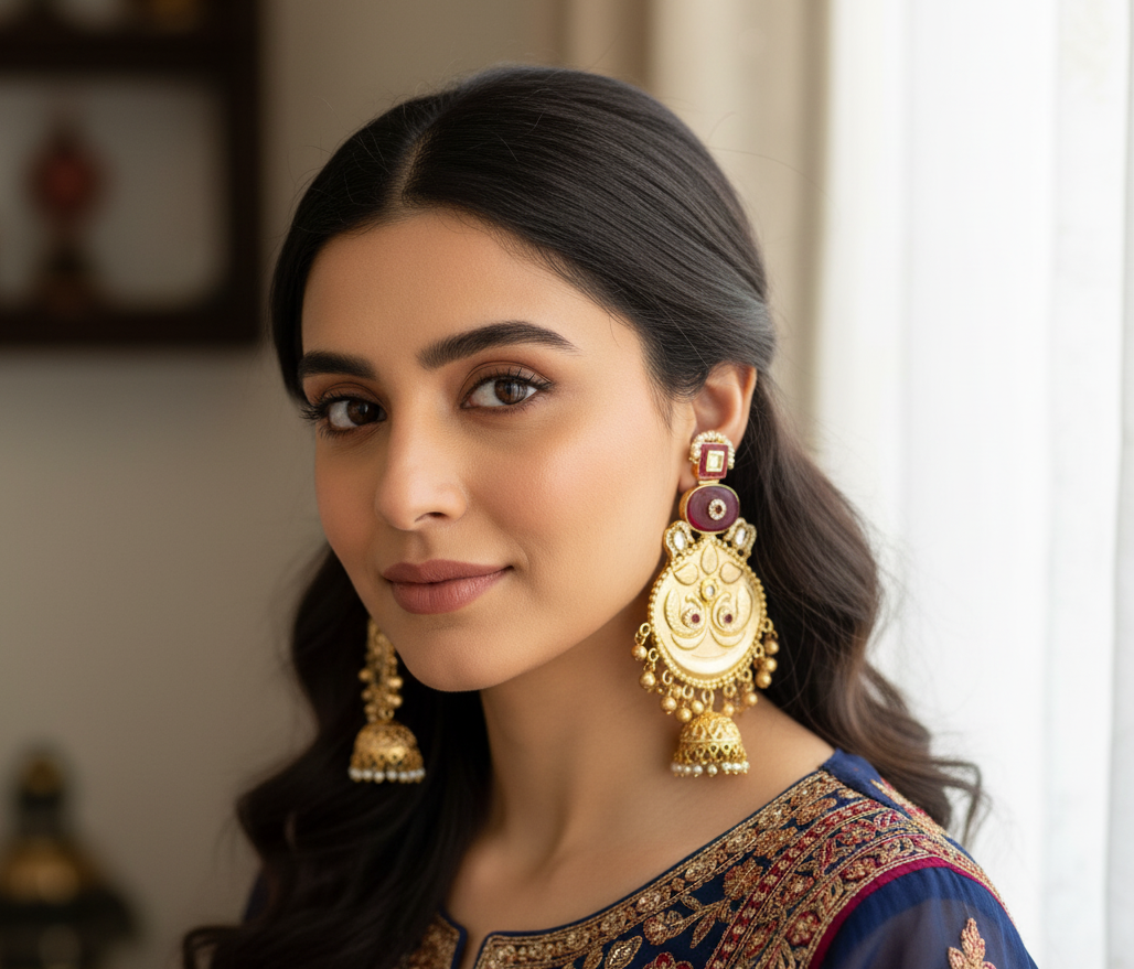 Monalisa Statement Earrings
