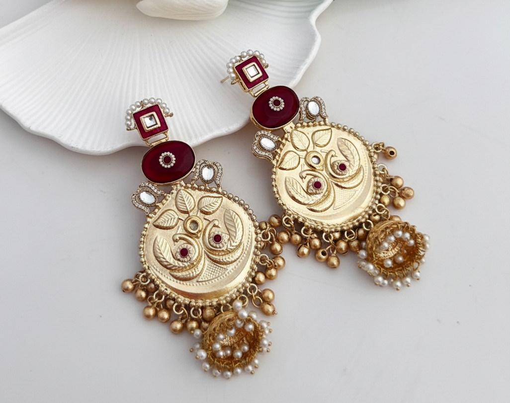 Monalisa Statement Earrings
